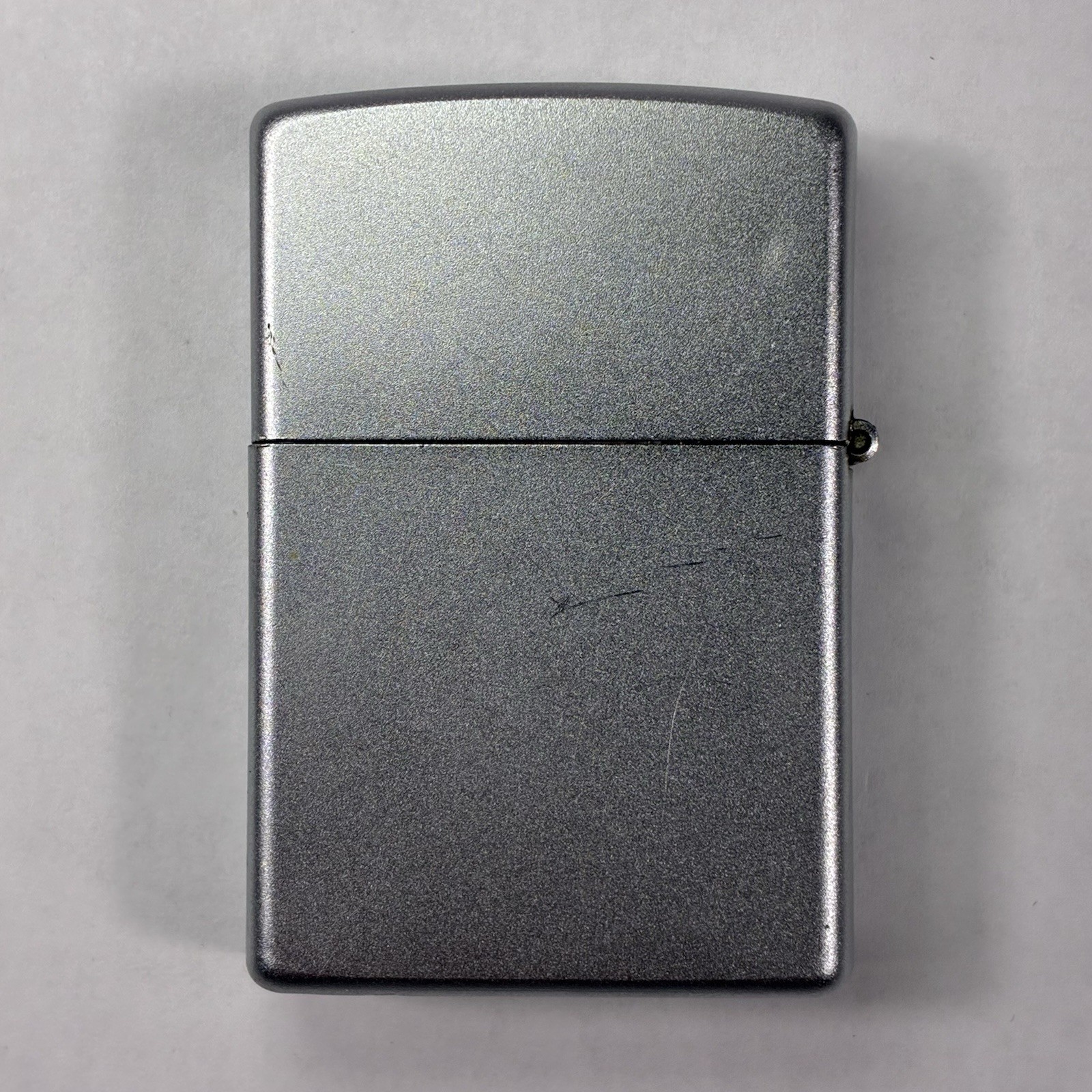 Vtg 2002 Zippo Firefighter Satin Chrome Lighter w/Box & Manual VGC Made in USA