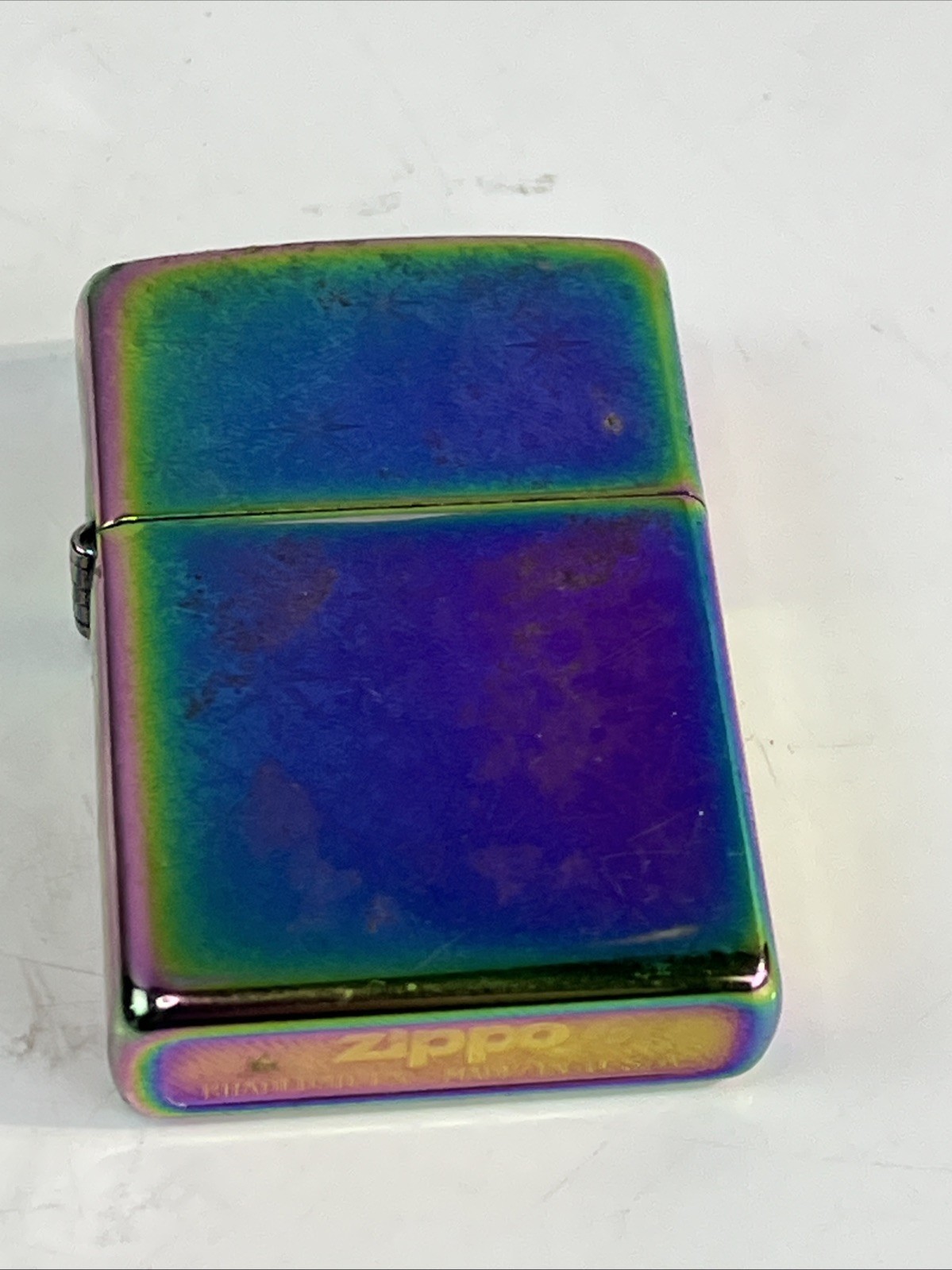 Zippo Rainbow Spectrum Color Change Metallic Lighter Bradford Z9