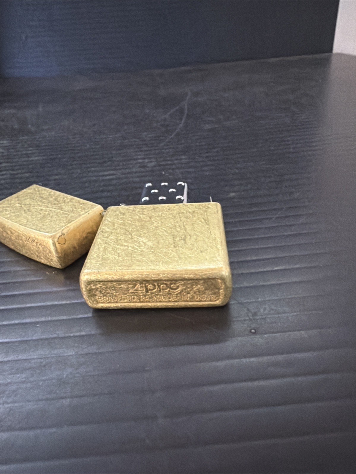 2024 Gold Dust Zippo Lighter NEW Non Flint Inside No Box