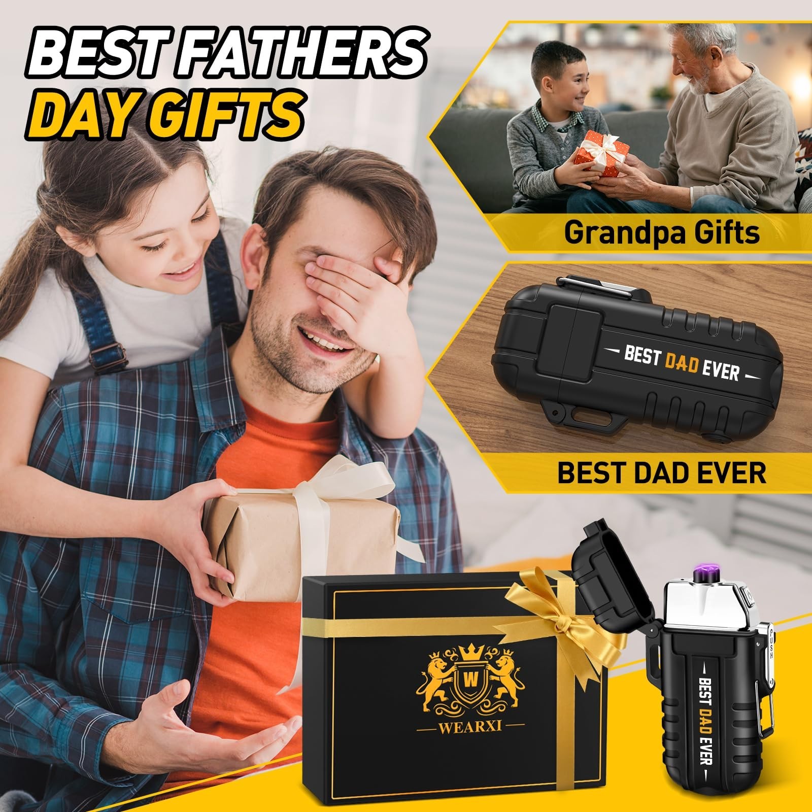 WEARXI Stocking Stuffers for Men, Electric Lighters Gifts for Men, Mens Gifts…