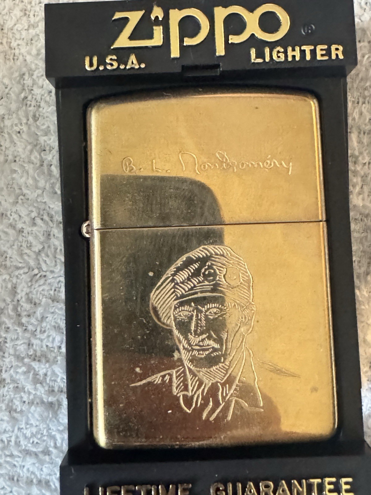 Zippo Vintage D-Day Normandy Allied Heroes Edition GENERAL B.L. MONTGOMERY New