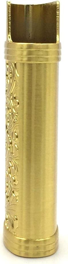 Gold Color Vintage Metal Lighter Case Cover Holder for Mini BIC Lighter J5