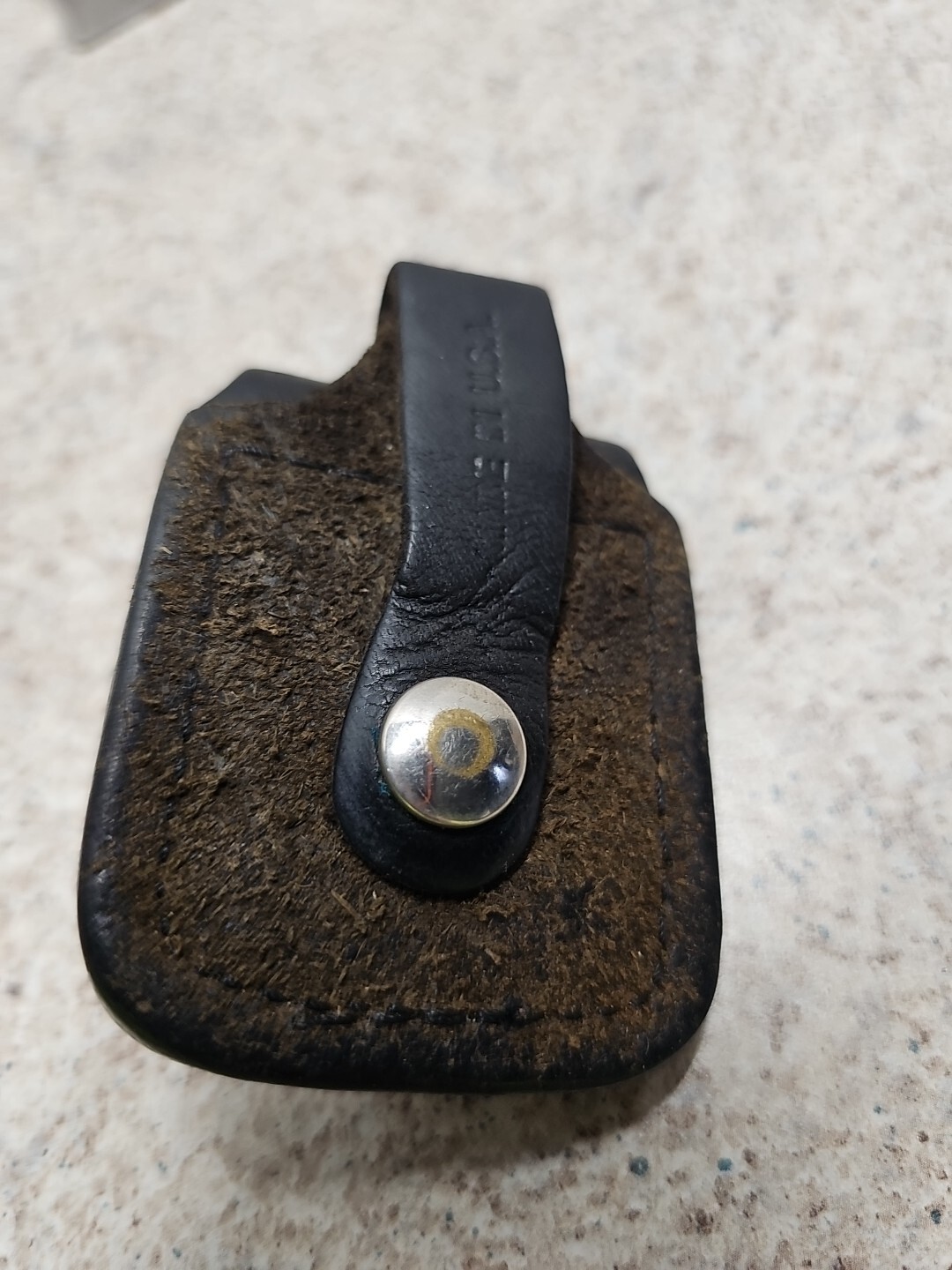 Vintage 1977 ||| ZIPPO || With Black Leather Case For Belt