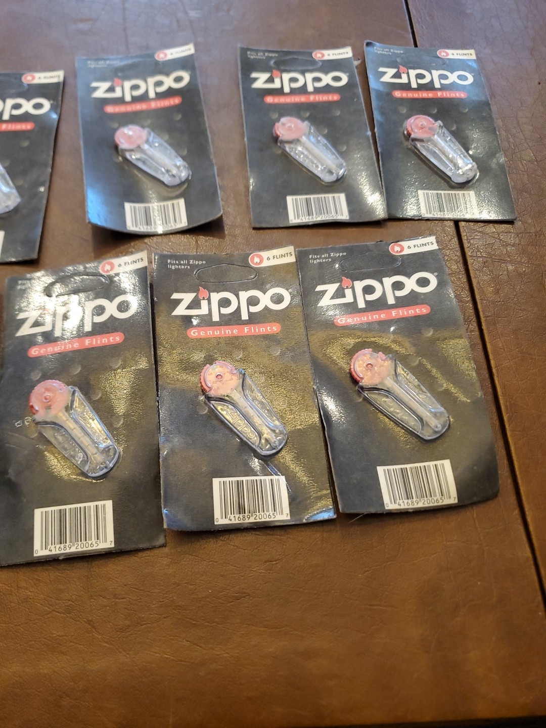 Lot of 9 Vintage Zippo Flints 6-Pack NOS New Old Stock Lighter Refills