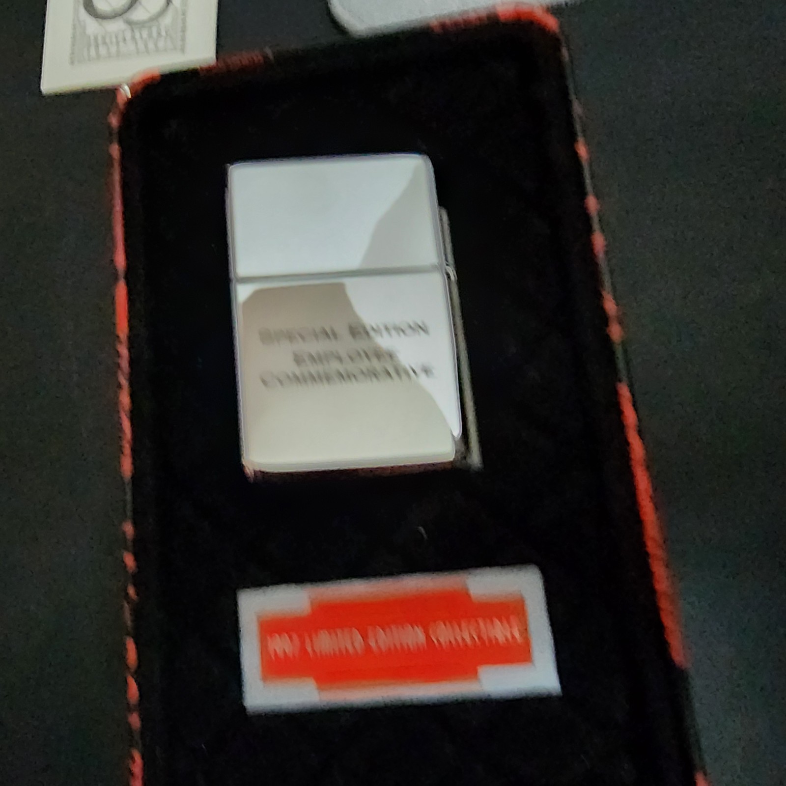 VINTAGE 1997 65th ANNIVERSARY EMPLOYEE ONLY ZIPPO LIGHTER MIB RARE 1 OF 1365!