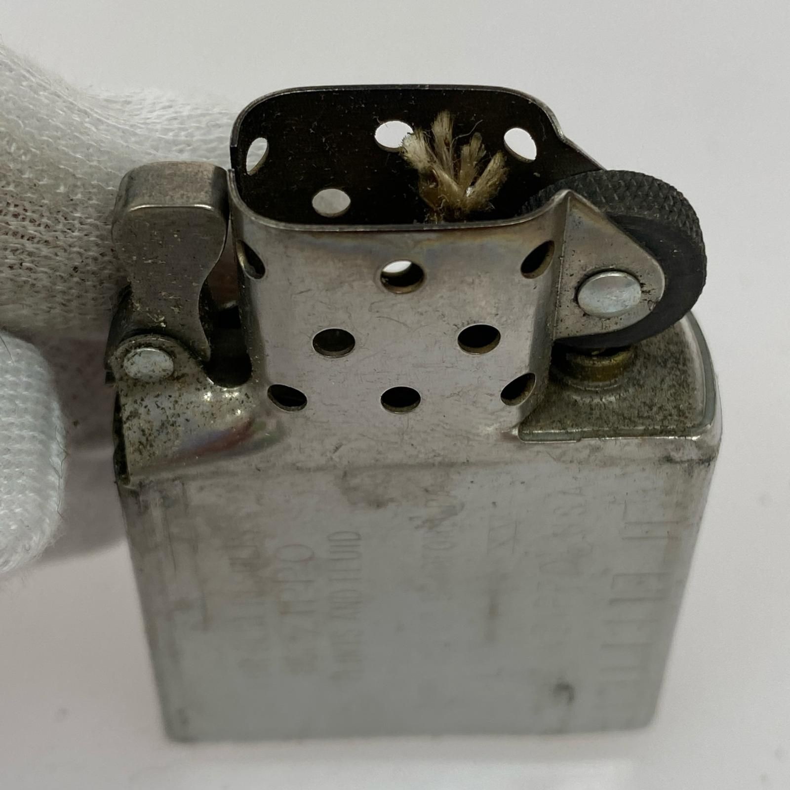 Zippo JR Yuzuru Lighter Silver Used 3cm x 1cm x 5cm