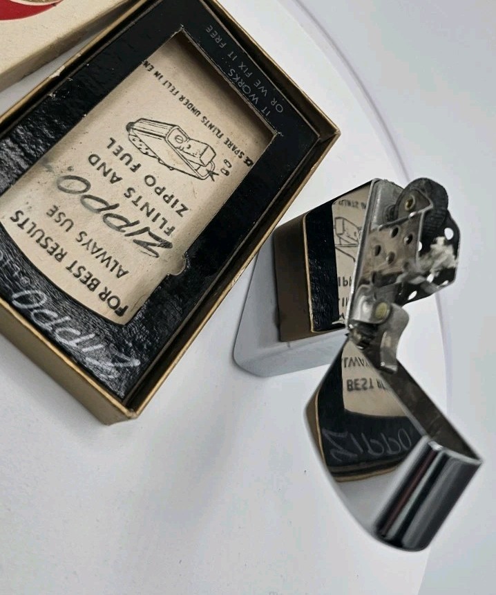 Vintage 1960’s Zippo Lighter New In The Box No. 1610