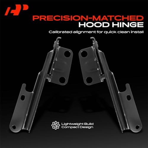 Driver and Passenger Hood Hinges Compatible with Ford Mustang 2005-2014, Set