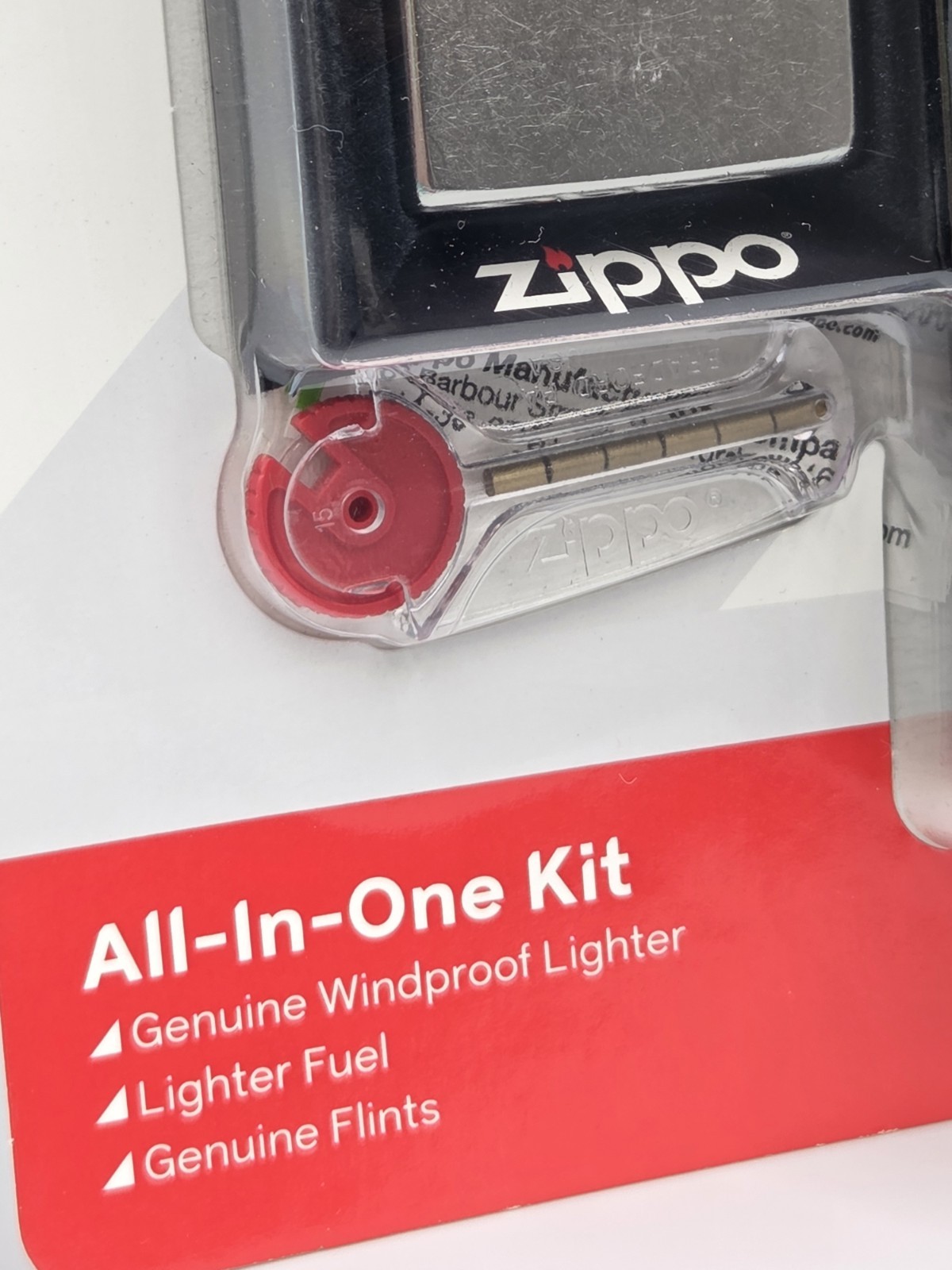 Zippo Lighters Fuel Fluid Windproof Lighter All-In-One Kit & Accessories Flint