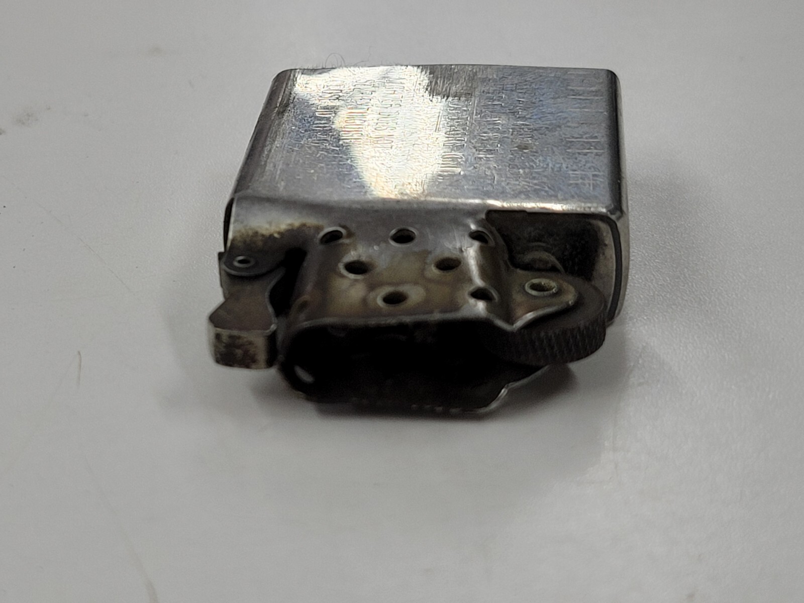 Vintage Zippo Lighter Chrome Insert. XV Code. Bradford, PA USA