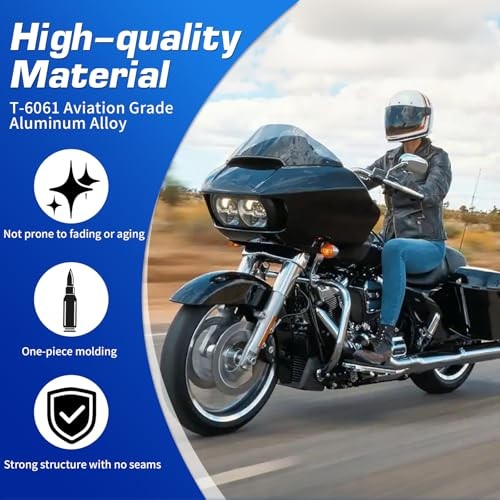 Short Motorcycle Antenna for Harley Davidson 1989-2025 Touring Street 2-Pack