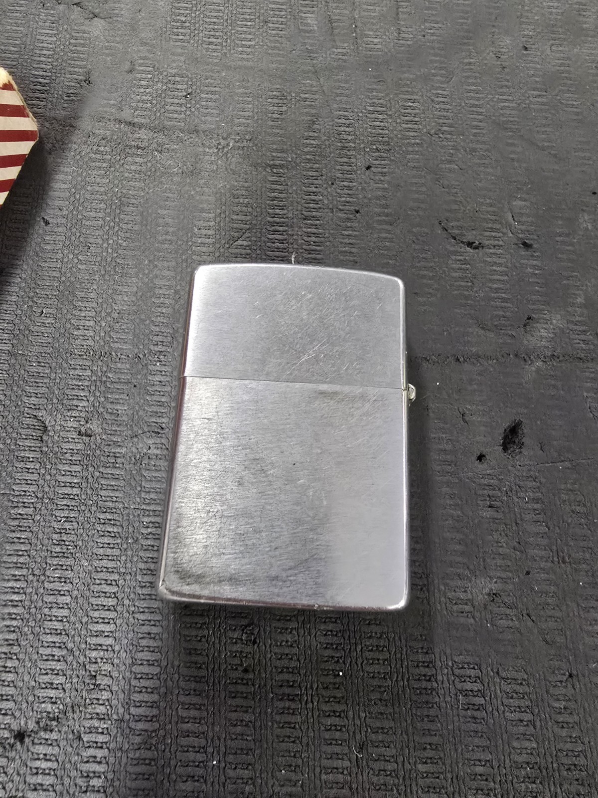 VINTAGE 1950s ZIPPO LIGHTER “ CANDY STRIPE BOX Golfer.