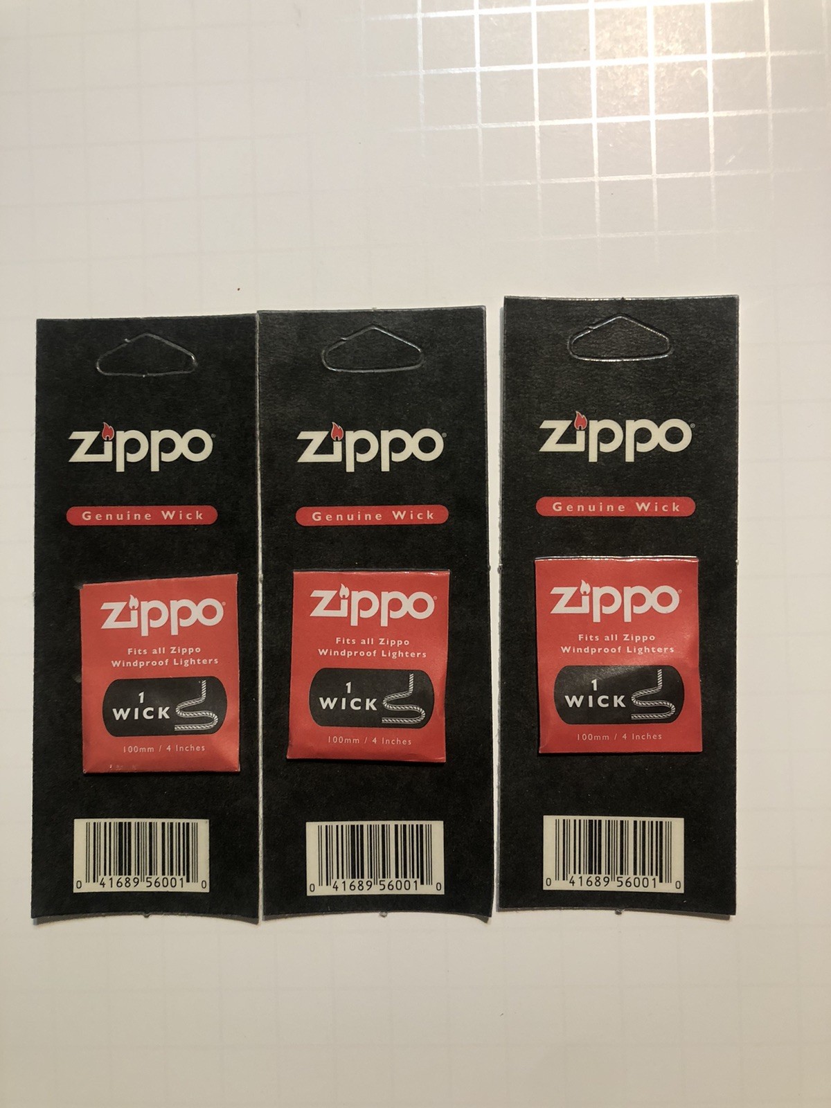 3 Genuine Zippo Wicks for Zippo lighters, NEW, Made in USA