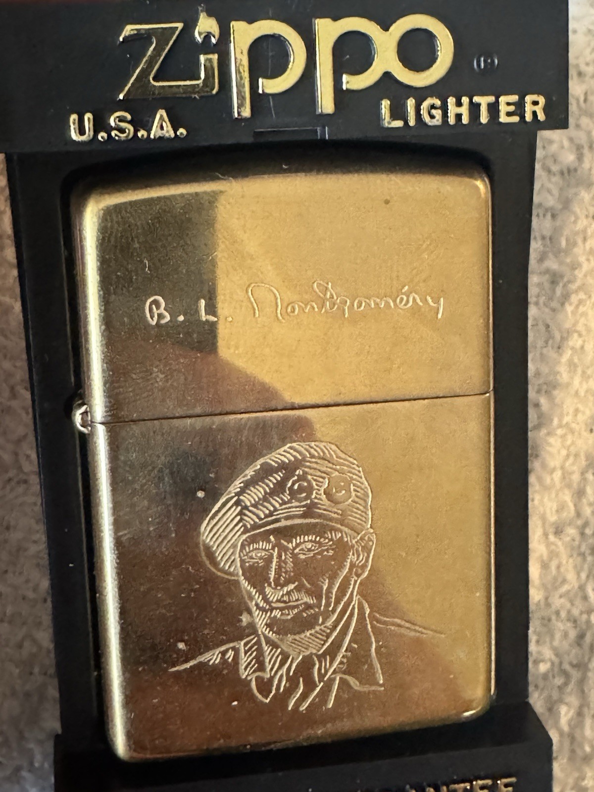 Zippo Vintage D-Day Normandy Allied Heroes Edition GENERAL B.L. MONTGOMERY New