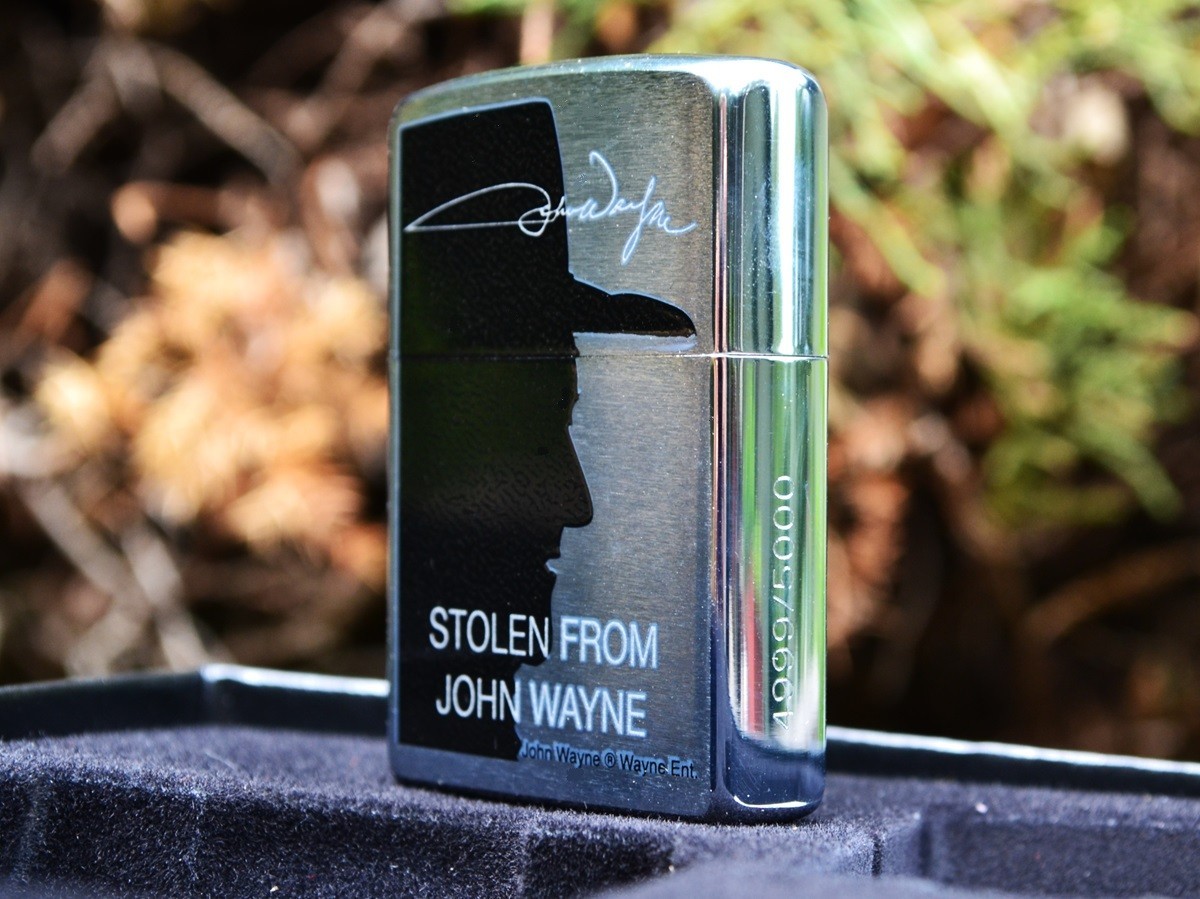 Zippo Lighter & Pouch Set – Stolen From John Wayne – Limited Edition – # 24209