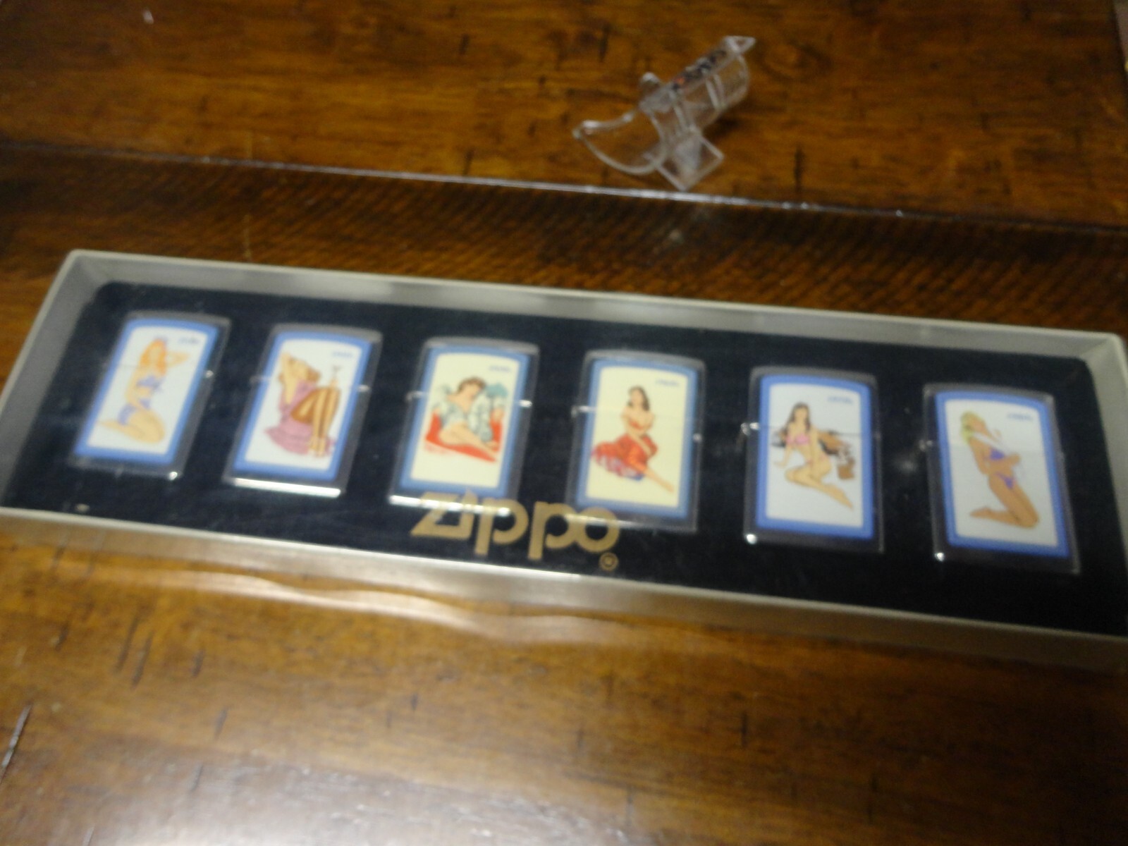 RARE ZIPPO DECADES PINUP SET OF 6 ZIPPO LIGHTERS NEAR MINT 1998 RARELY SEEN