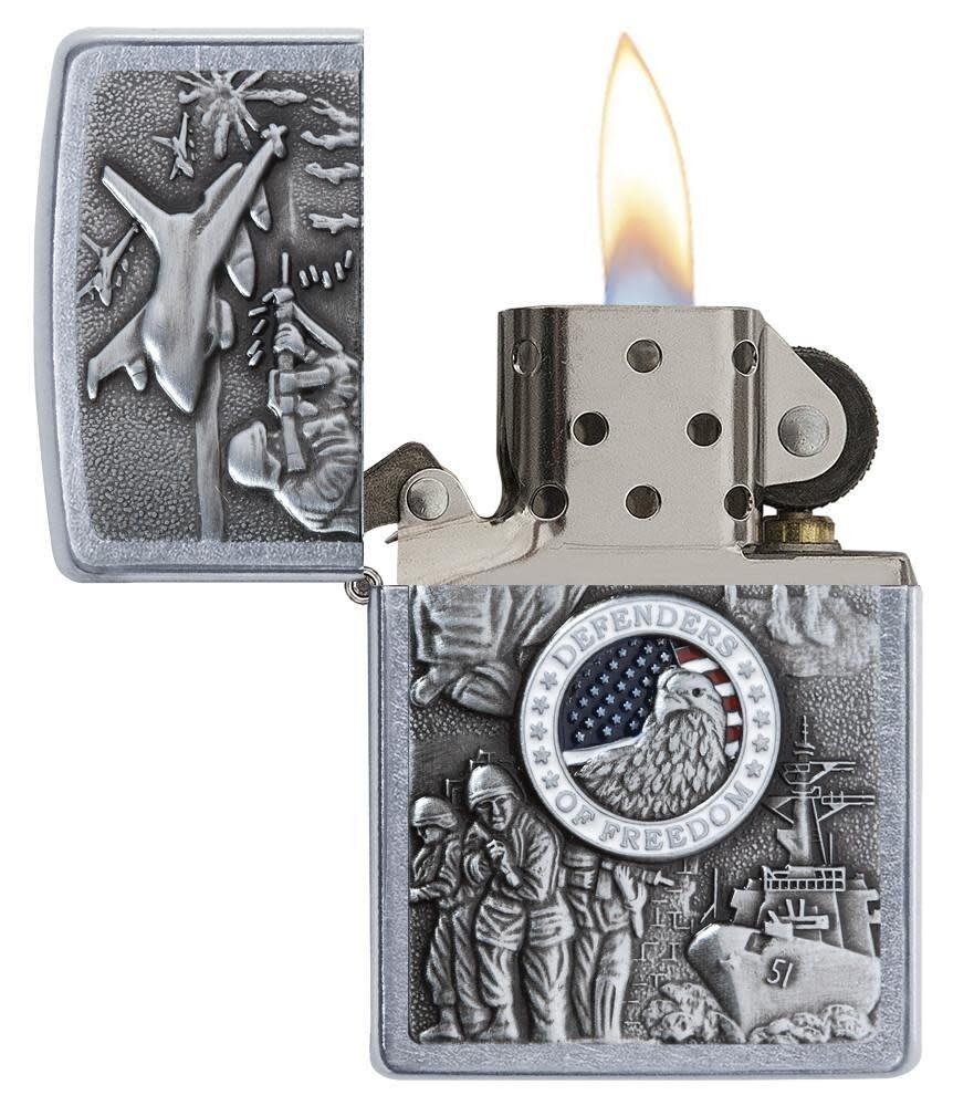 ZIPPO 24457 JOINED FORCES on STREET CHROME Windproof Lighter NEW – SEP (I) 2021
