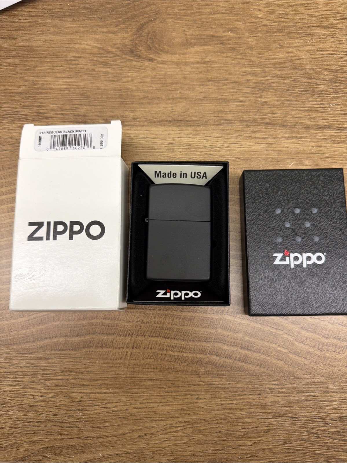 Zippo Classic Matte Black Lighter – 218-002801
