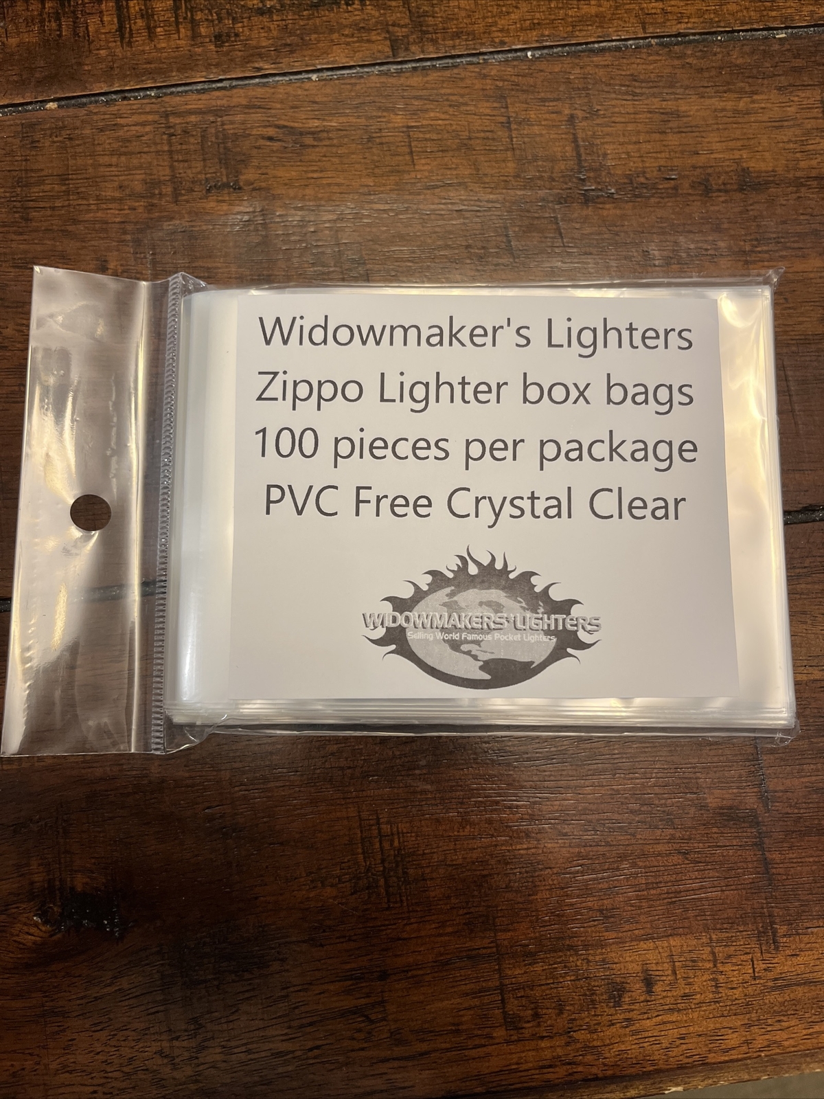 100 LIGHTER STORAGE BAGS FITS OVER DISPLAY BOX RESEALABLE PACK OF 100 BAGS
