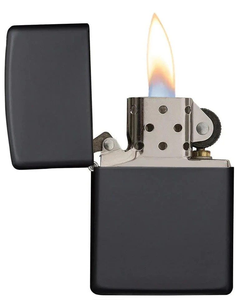 Zippo Lighter Classic Black Matte Finish Lighter, Full Size 218 #8