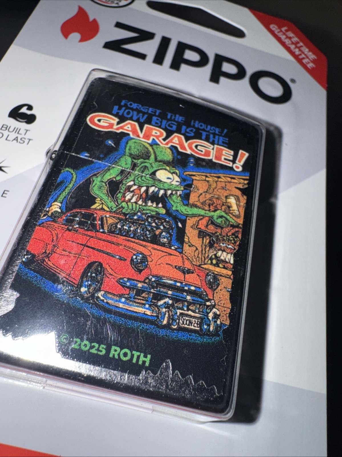Ed Roth Rat Fink “garage” Zippo 2025 Mooneyes Kustom Kulture SoCal Chevy