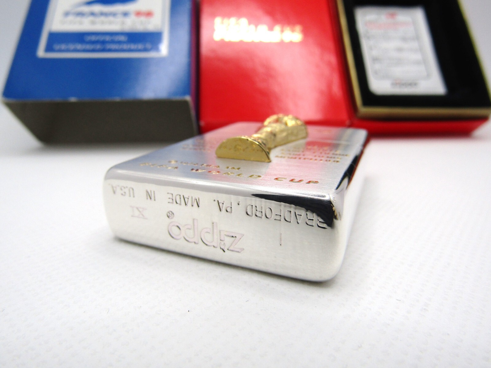 FIFA World Cup France98 Limited ZIPPO 1995 MIB Rare
