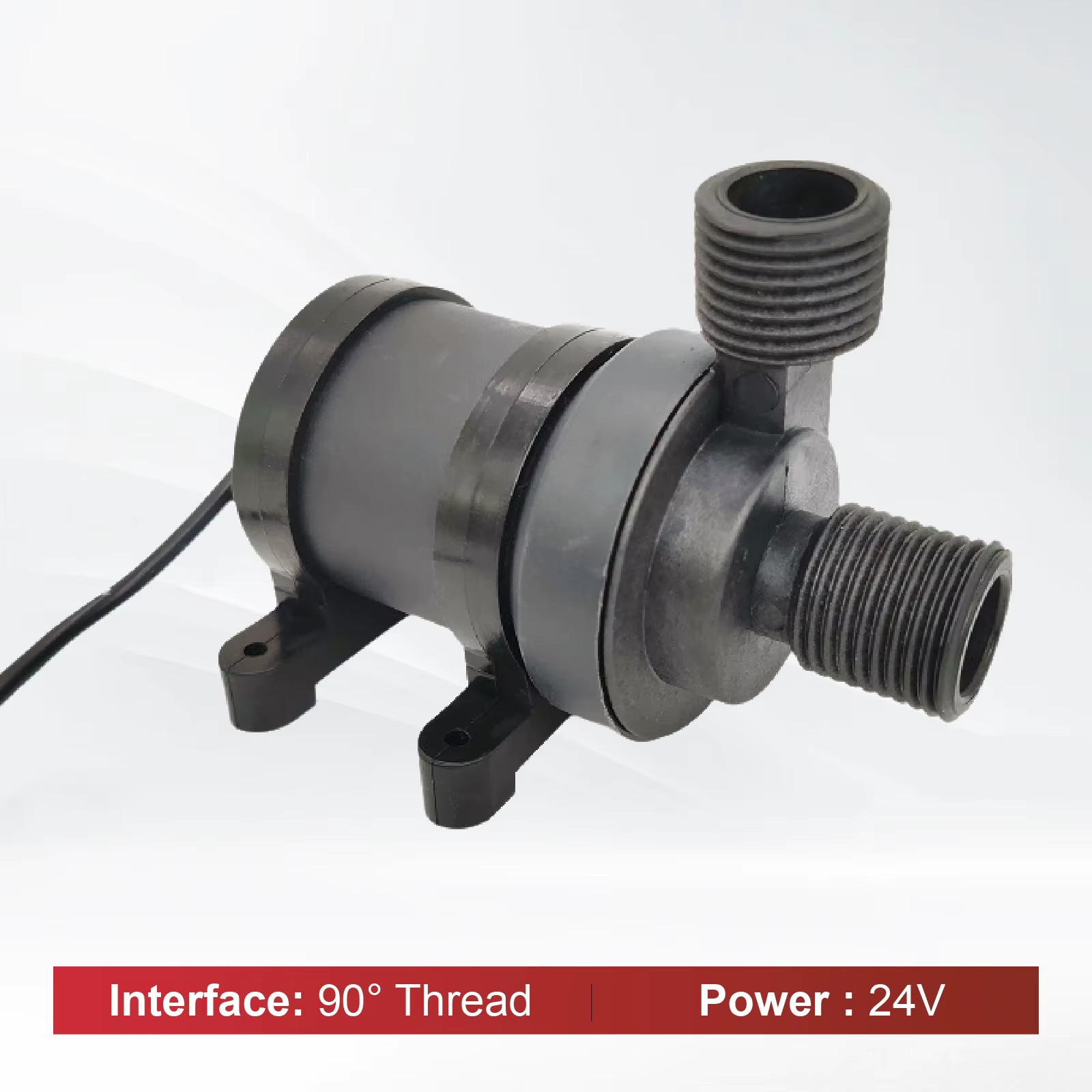 3805 12V 24V Brushless DC Water Pump 12L/min with 90/180 Degree Thread Micro Cen