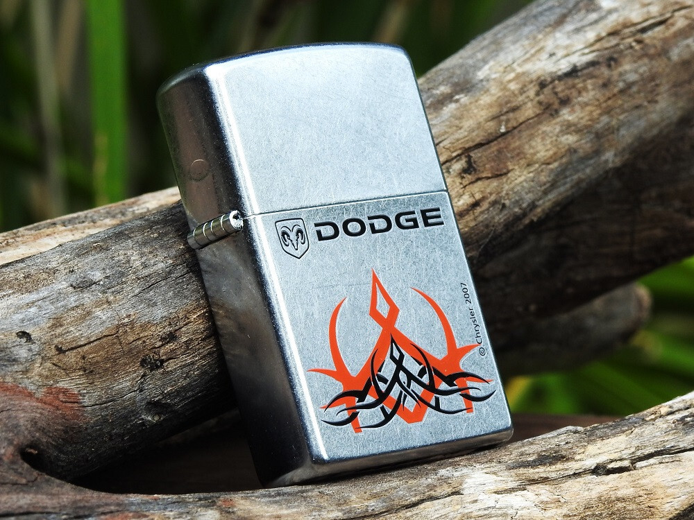 Dodge RAM Tribal Zippo Lighter – Grab Life By The Horns – Hemi V-8 – Trucks 1500