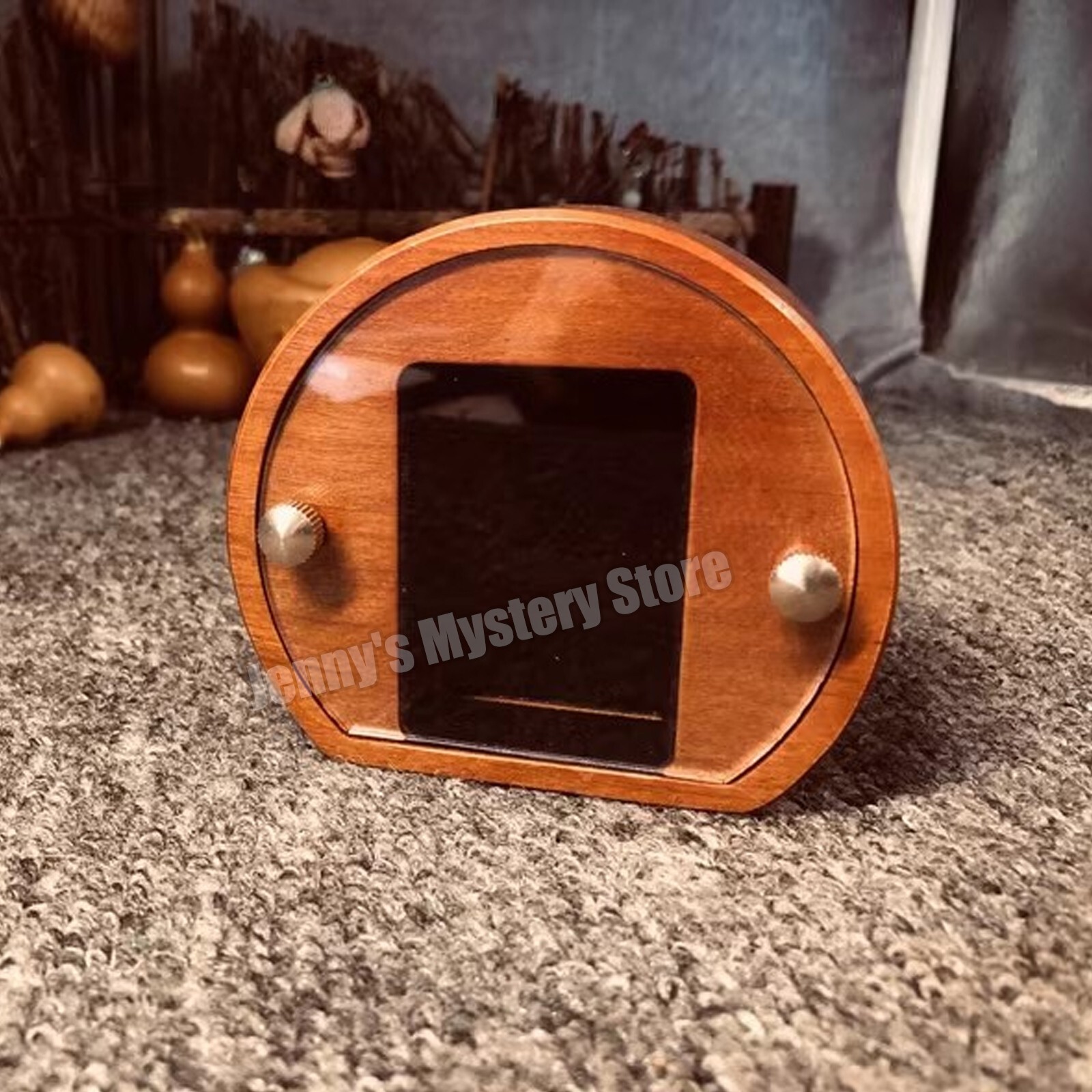 1 Slot Cherrywood Lighter Collection Display Case for Zippo Lighters