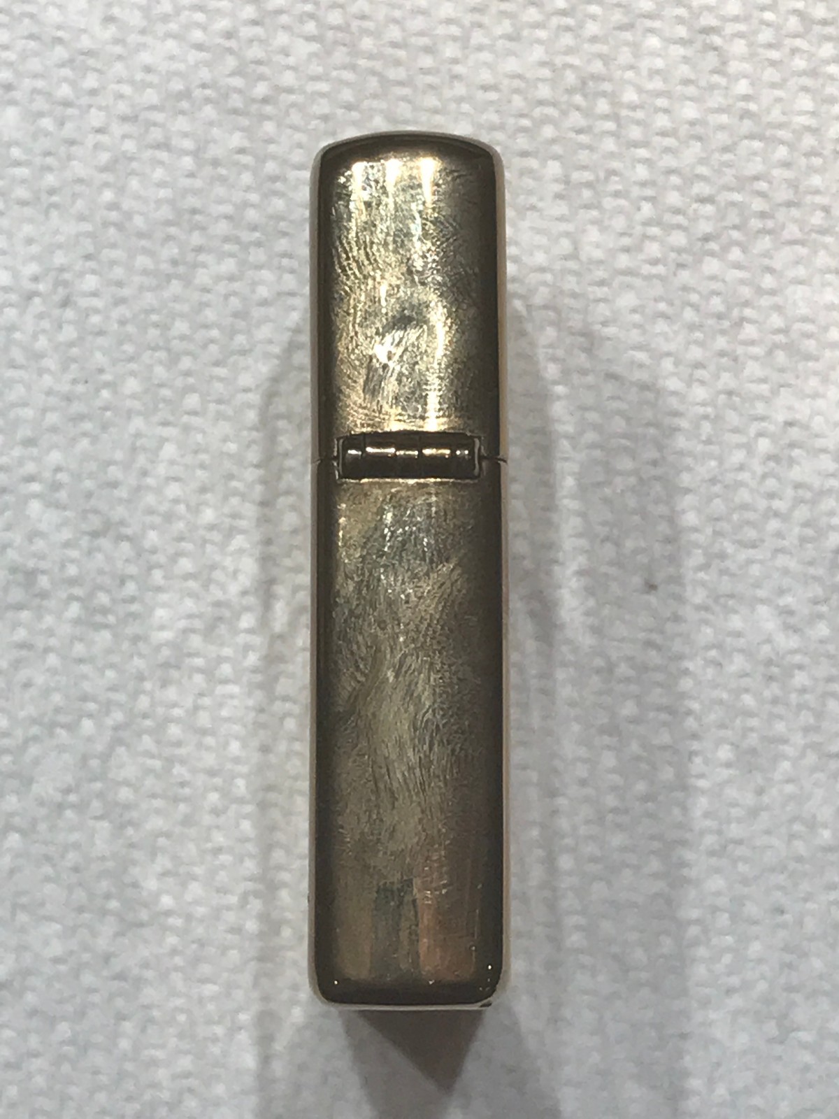 CLASSIC GOLD TONE ZIPPO LIGHTER MADE IN BRADFORD,PA. U.S.A. THE CODE IS D 05