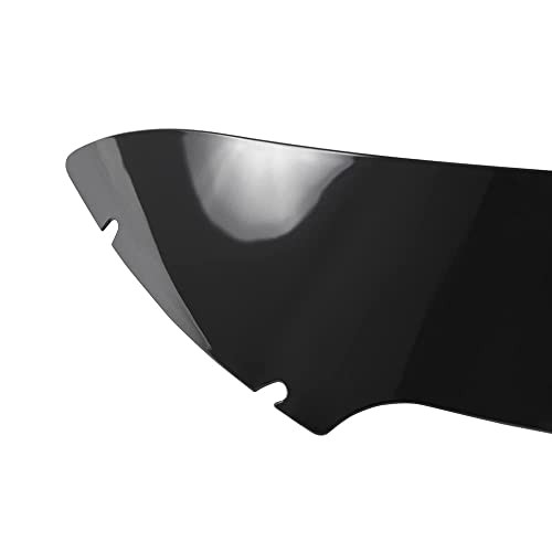 Black Windshield Windscreen Wind Splitter Compatible for 2015-2022 4.5″ Smoke