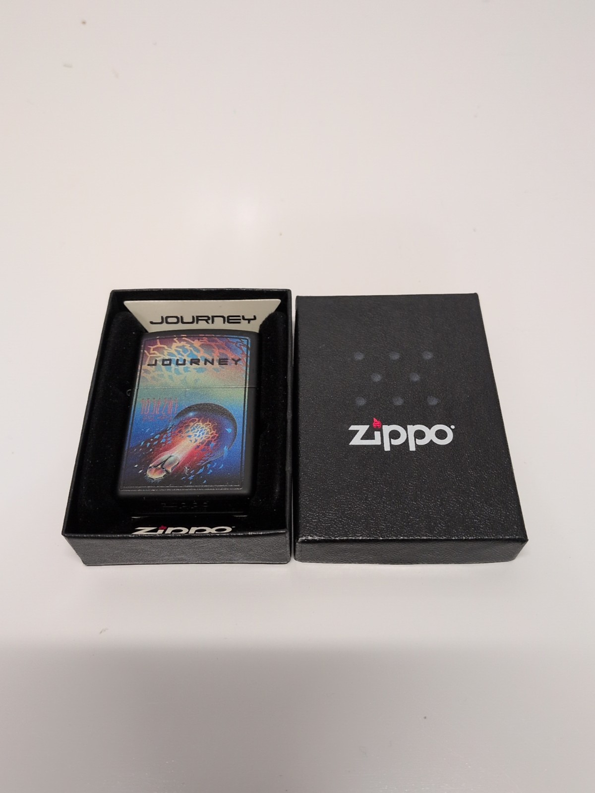 New Zippo Journey Music Series Black Matte 49029 2018 Intact Seal