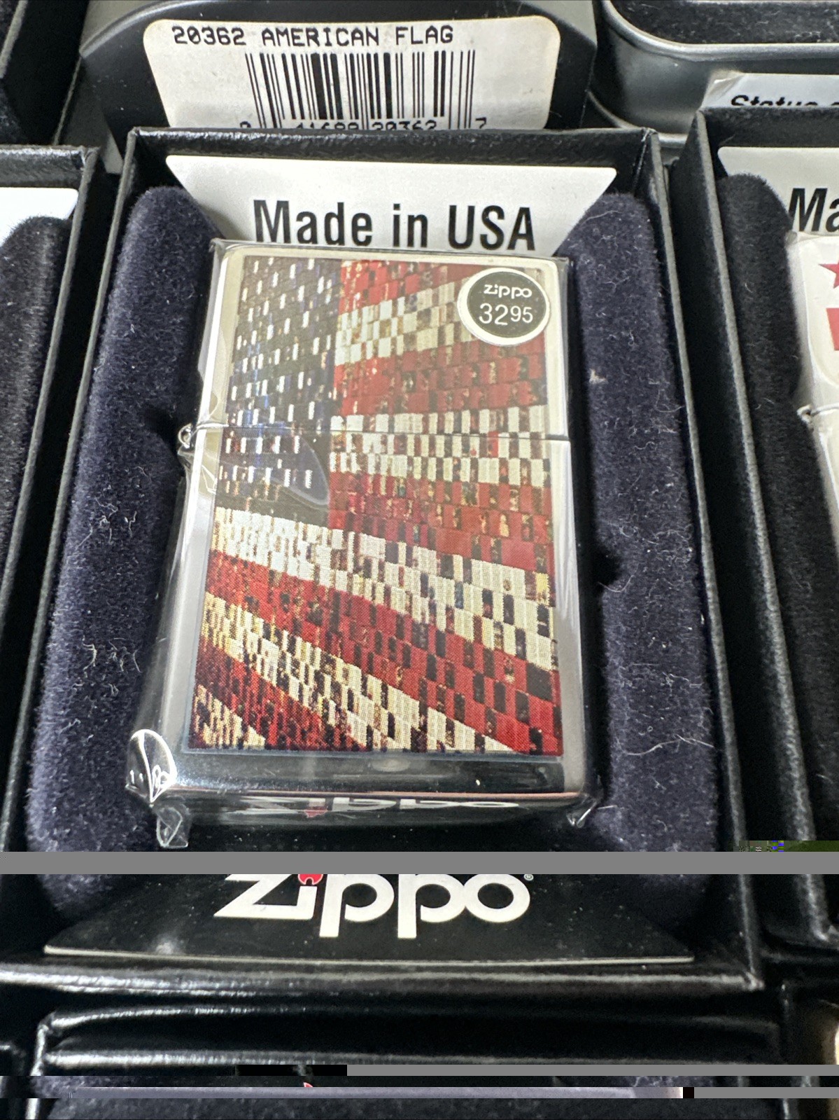 9 Zippo Lighters – Patriotic America Themed Flag, Statue Of Liberty Bald Eagle +