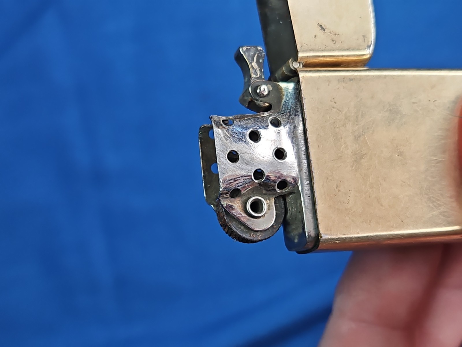 Vintage 10k Gold Filled Zippo Lighter SHRIVER GAS CONVERSIONS 1957/1950s Slim