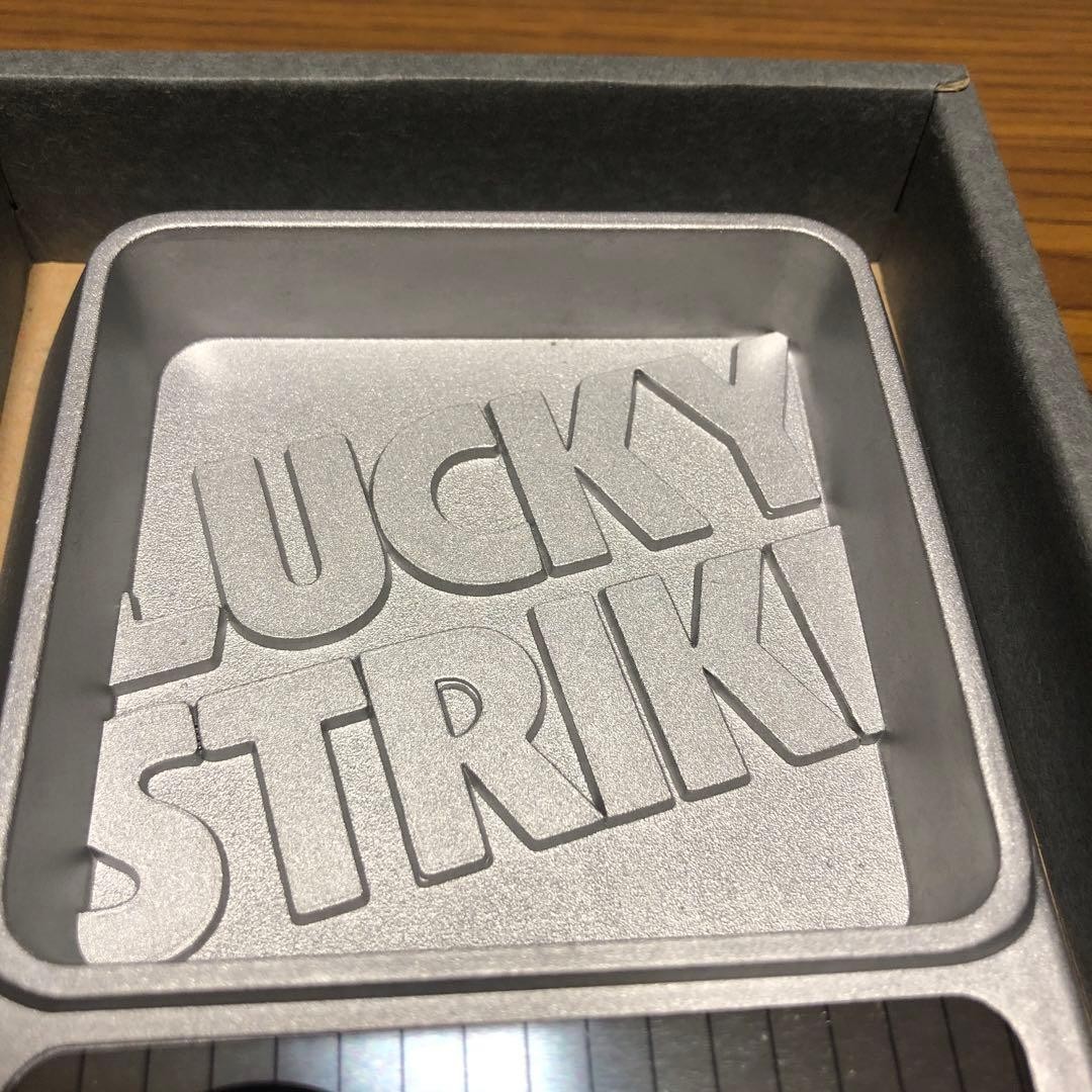Lucky Strike Zippo 1995 Aluminum Ashtray Die-Cast