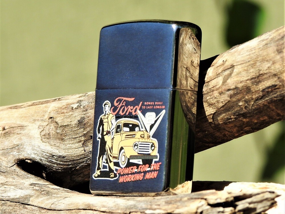 Zippo Lighter – Ford Motor Company – Trucks – Power for the Working Man – V8