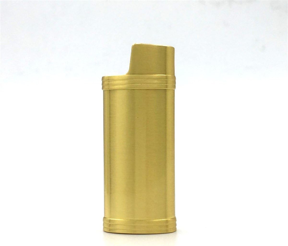 Gold Color Vintage Metal Lighter Case Cover Holder for Mini BIC Lighter J5