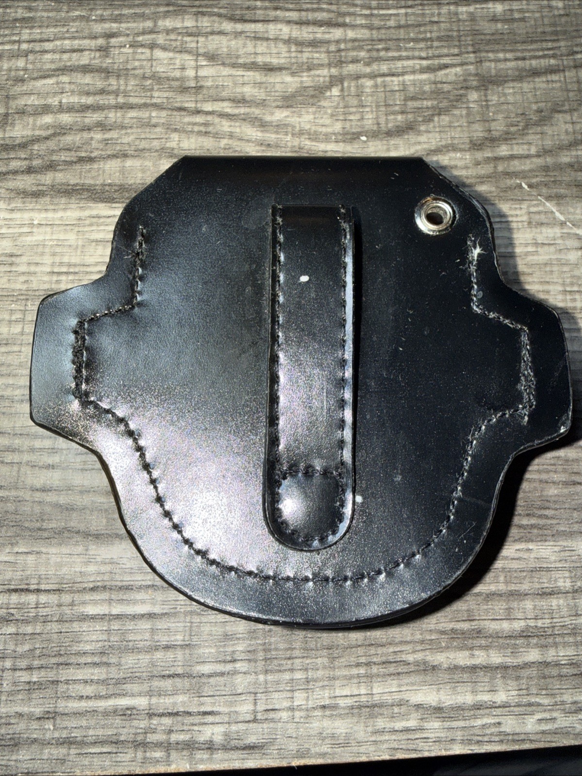 Vintage Harley Davidson Leather Belt Pouch For Zippo Lighter Pocket Watch