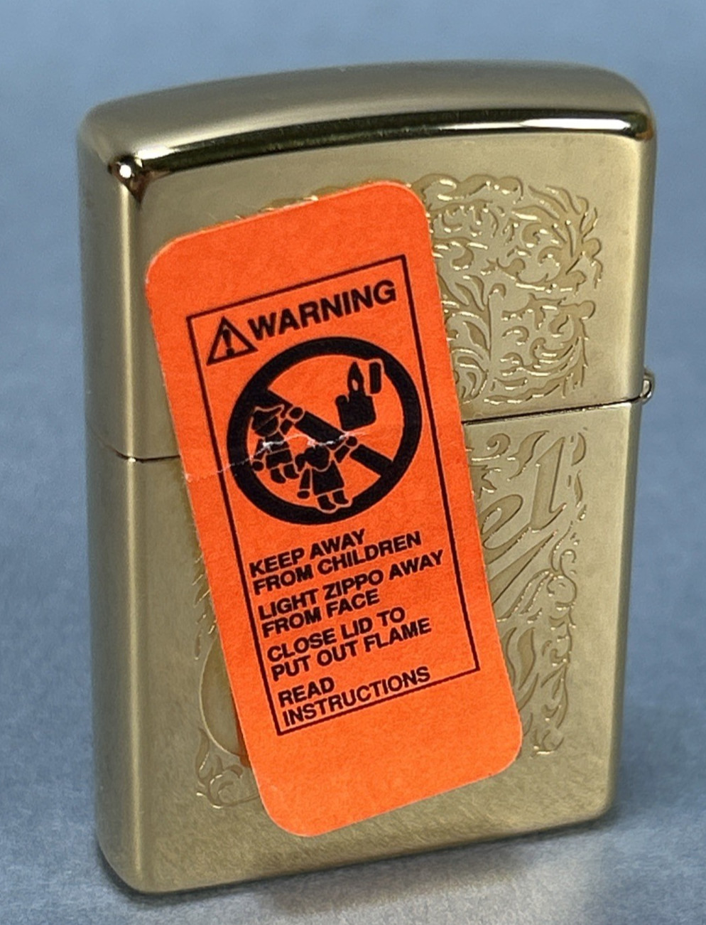 Zippo Lighter Camel Double Sided 22k Gold Plated Over Brass 1995