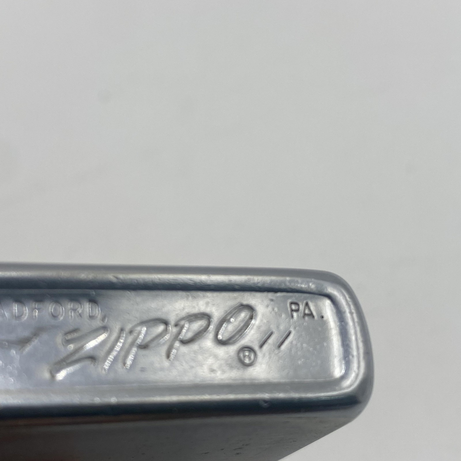 Vintage Zippo Mack Trucks Bulldog Chrome Lighter USA Advertising Automobiles