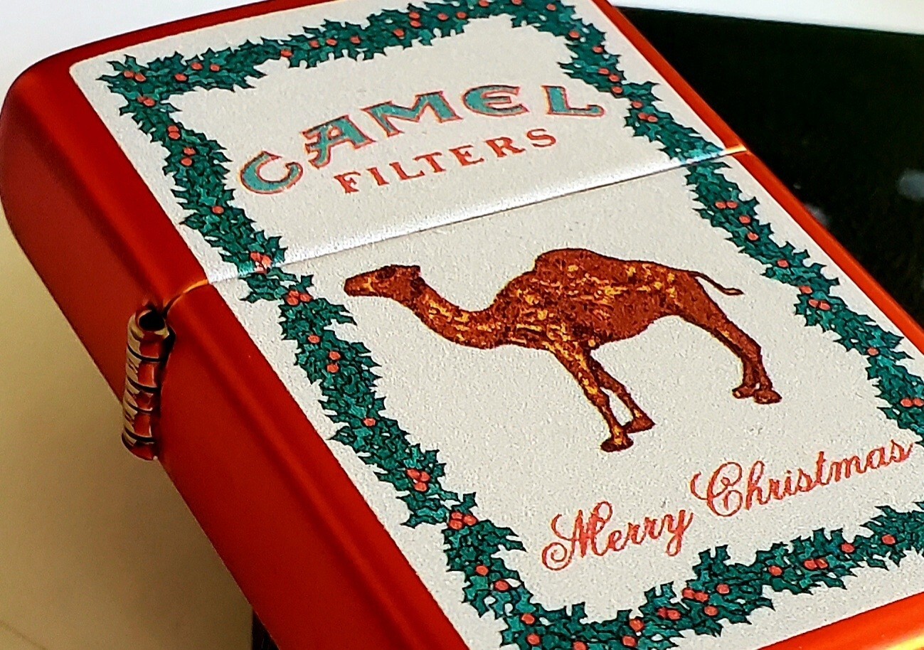 Zippo Camel Christmas RED Metallic CZ 1040 LIMITED EDITION ONLY 50 MADE 2022 Mn