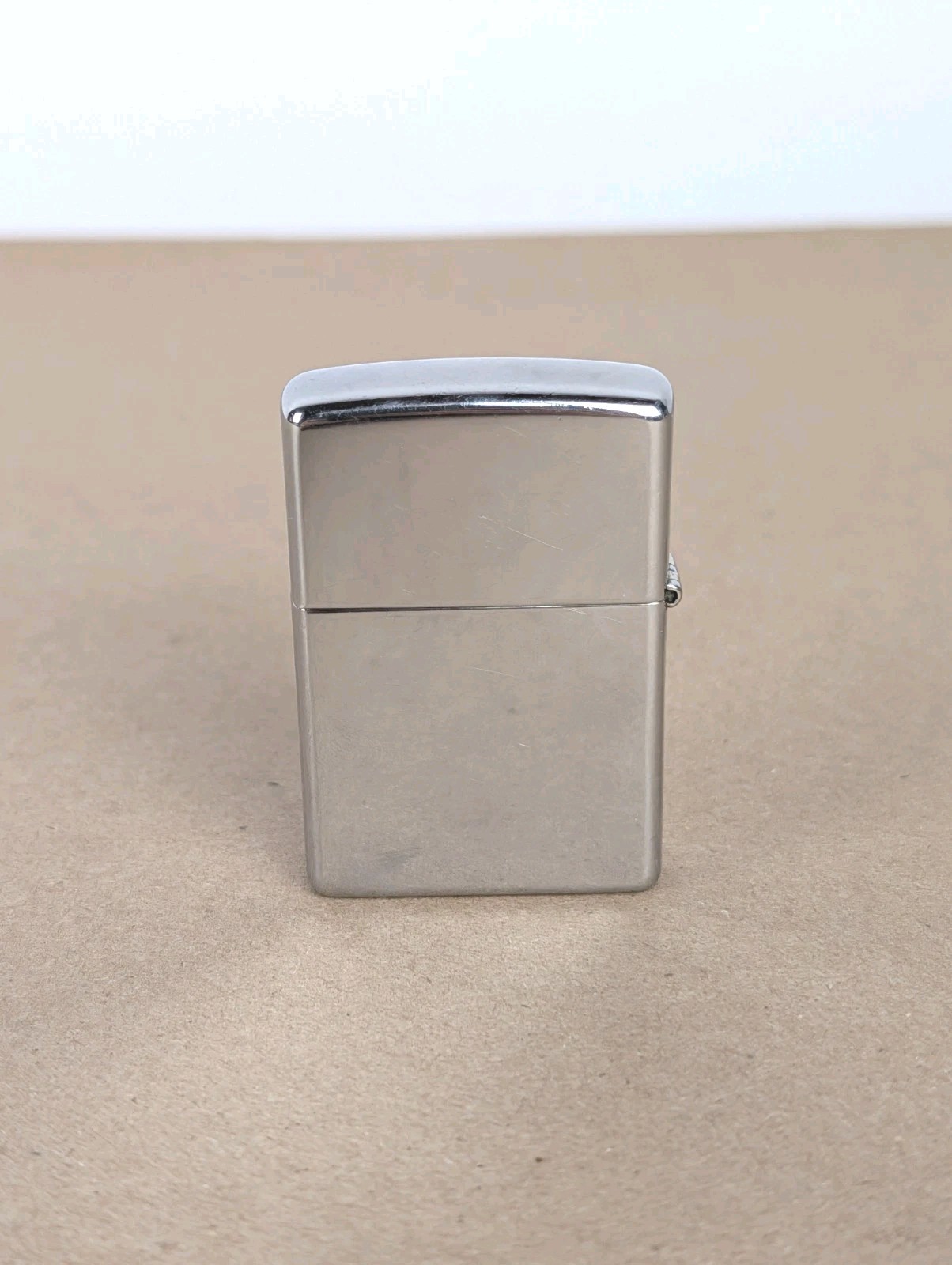 Vintage 1998 Zippo Stainless Steel Lighter New Flint & Wick WORKS USA