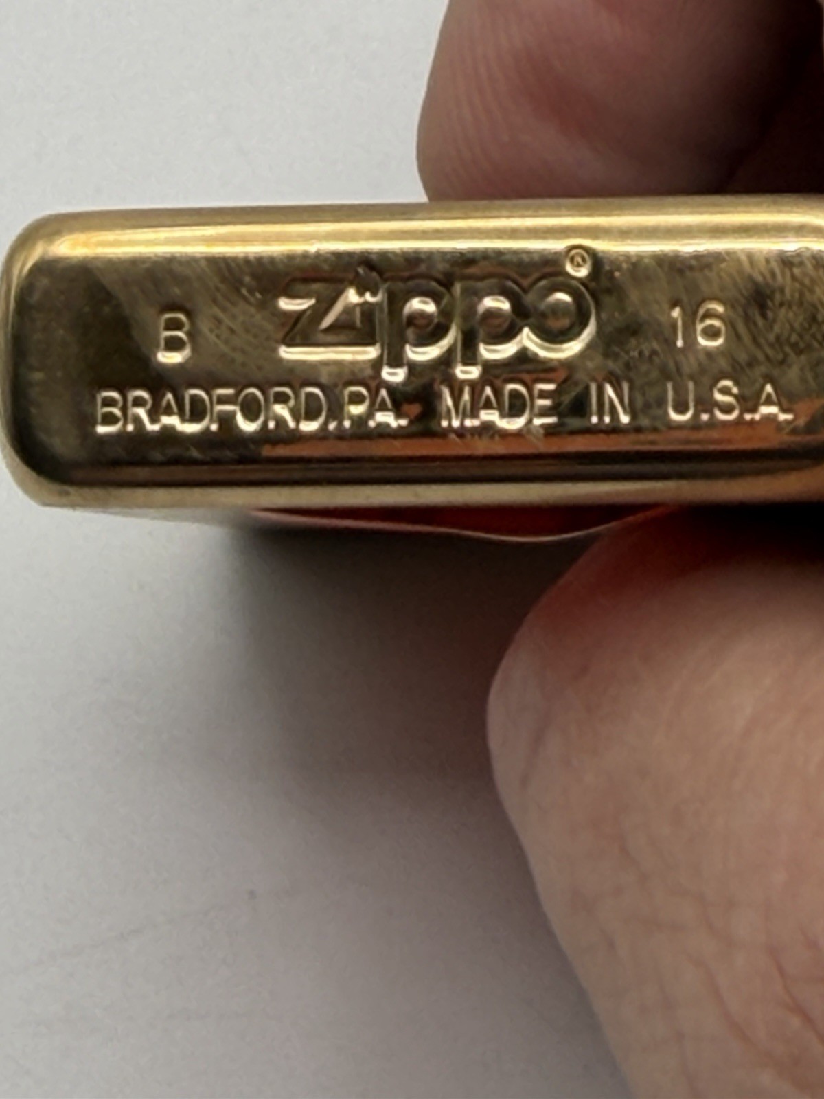 Rare 2016 John Wayne The Duke True Hero Brass Zippo NEW Bradford Exchange