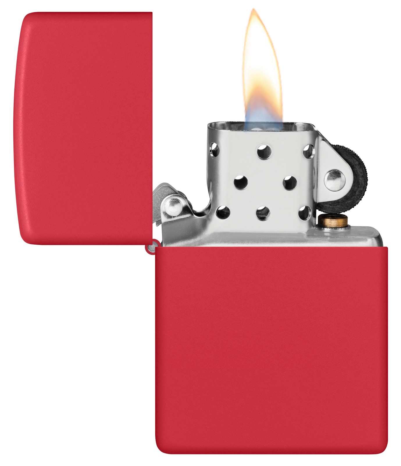 Zippo Classic Red Matte Windproof Pocket Lighter, 233