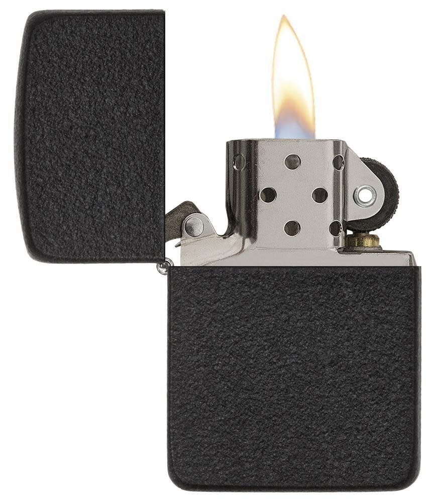 Zippo 28582, Black Crackle 1941 Replica Design Lighter, Full Size