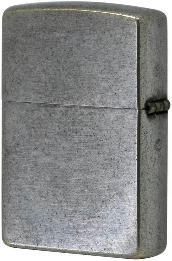 Zippo Oil Lighter Classic Metal Insert Silver Used Finish Regular Case Japan New