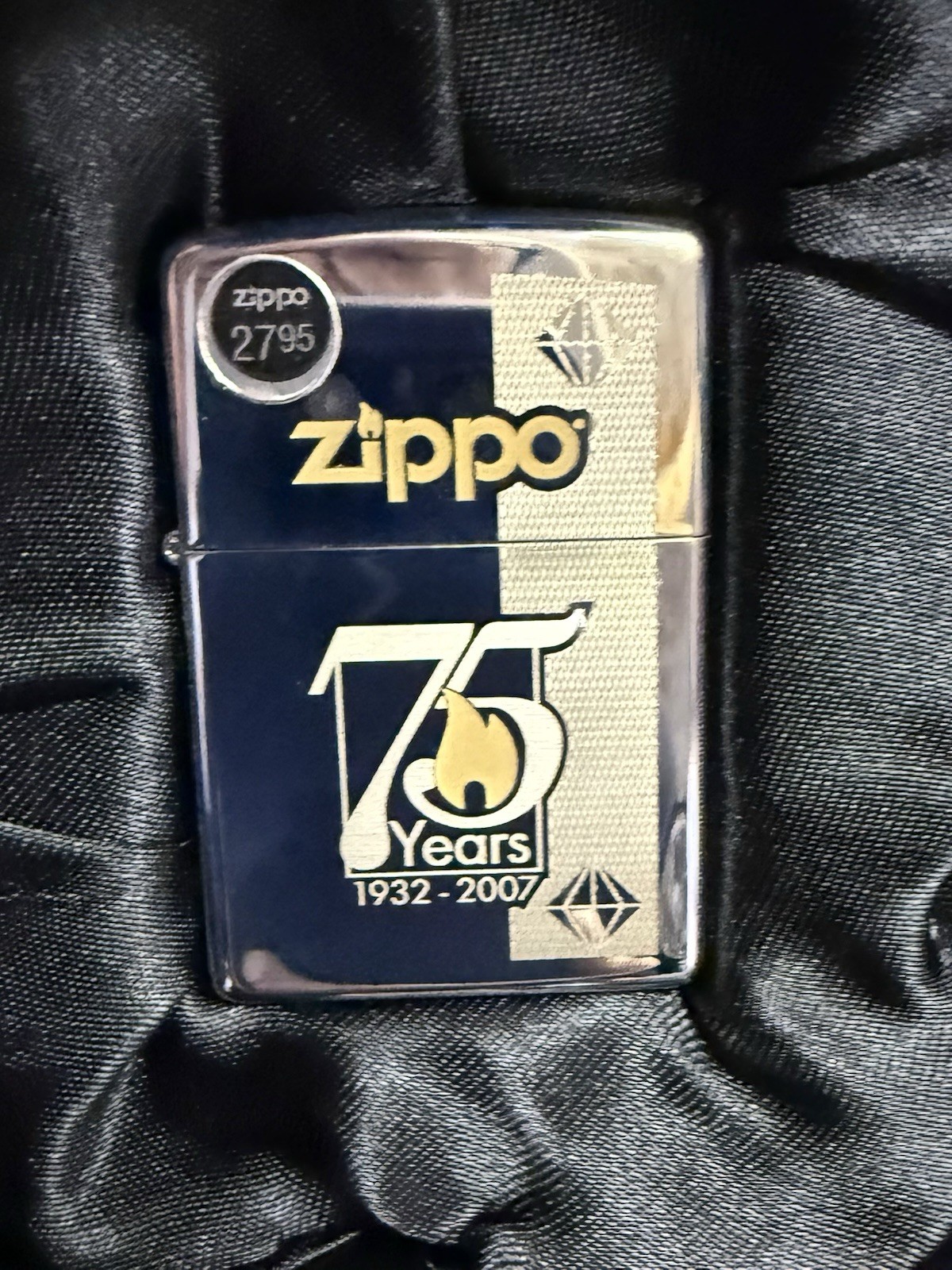 Zippo 75th Anniversary Lighter 1932-2007 NEW MIB A-07 Unfired Complete