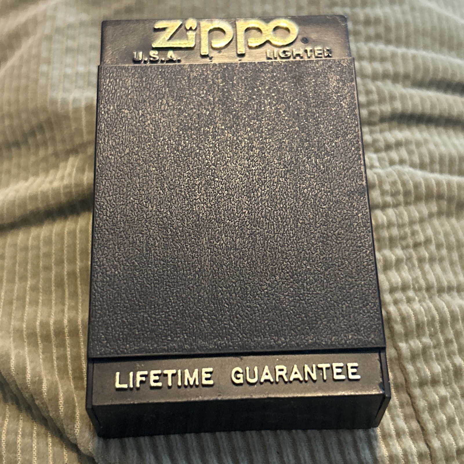 Zippo Lighter Silver Tone Fire Fighter NIB