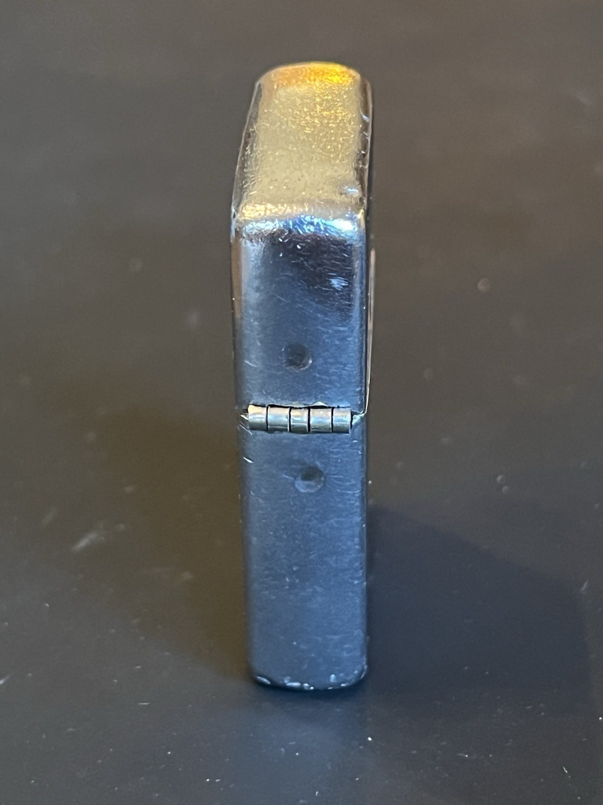 Vintage 1958 Zippo Brushed Chrome Lighter – Pat 2517191 Matching Insert