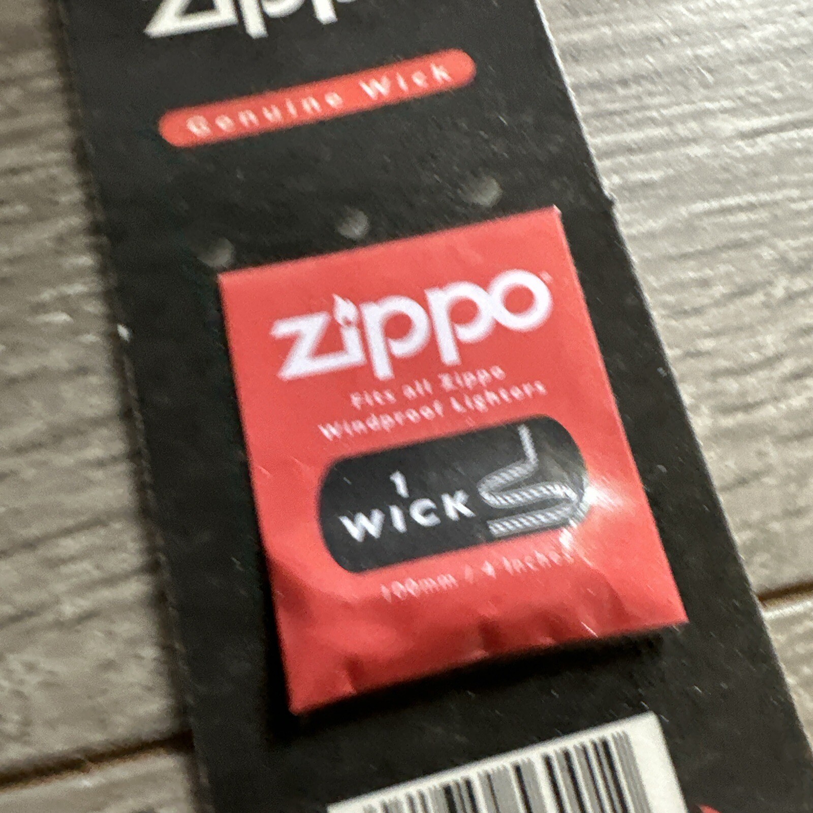 Zippo Lighter Wick Unisex OS White New Genuine Replacement 100mm 4 Inch 2425